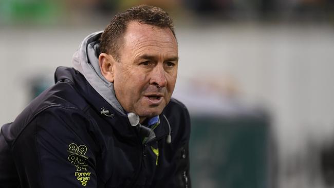 Raiders coach Ricky Stuart.