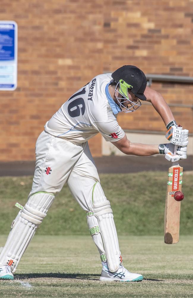 Nicholas Sheedy bats for Wests. Picture: Nev Madsen.