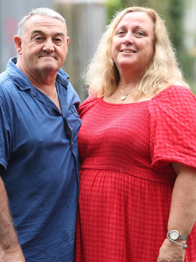 Ron and Leesa Toplc whose daughter Courtney was shot dead by police.