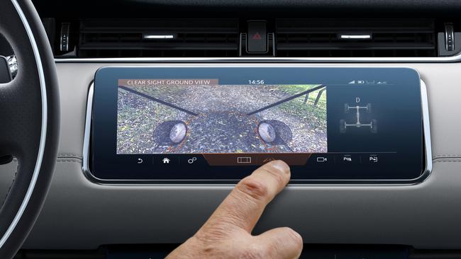 Range Rover's 'clear sight ground view'. Photo: Supplied