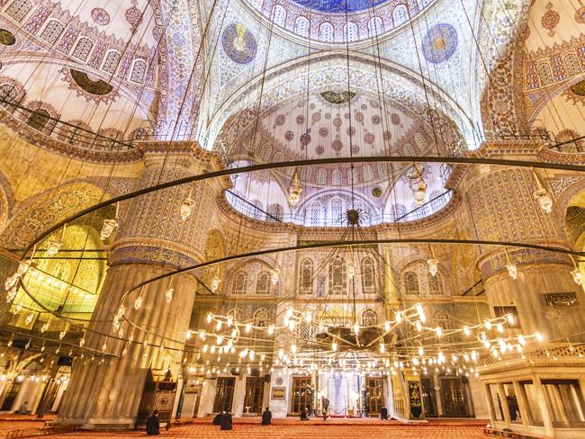 The spectacular Blue Mosque. 