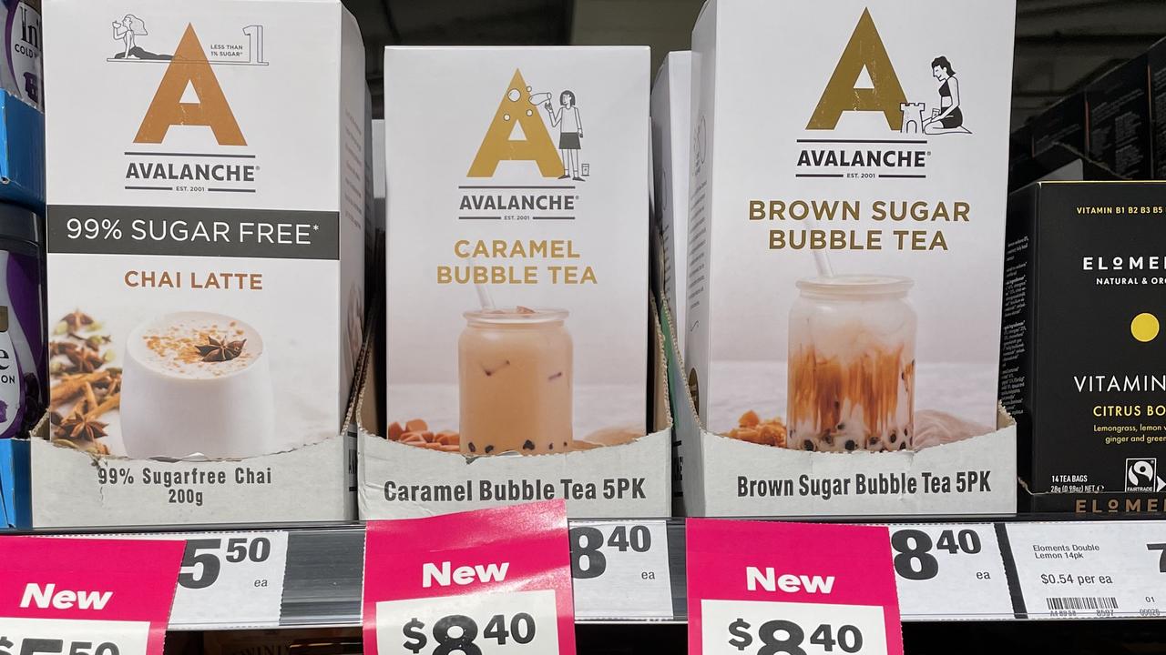 Woolworths shoppers have gone into a frenzy after a TikTok video revealed the supermarket giant now stocks bubble tea kits for just $8. Picture: Supplied