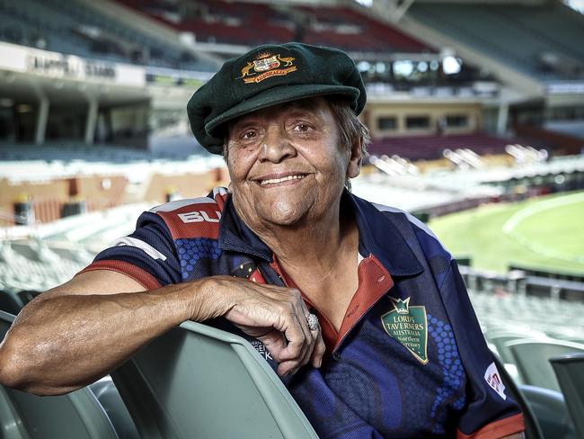 Indigenous cricketer Faith Thomas at Adelaide Oval - pic Mike Burton