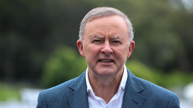 Anthony Albanese will on Sunday address the Labor faithful at a pre-election campaign rally in Sydney. Picture: NCA Newswire / Gaye Gerard