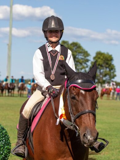 3rd place at the 2023 PQC State Showjumping Championships in the 12 and Under 60cm class.