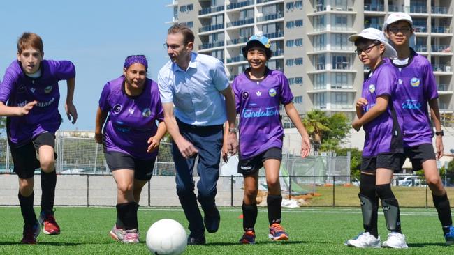 The club has received NSW Government funding enabling it to expand the program to 60 enable 60 children and adults with a disability to learn and play soccer, promoting friendship and team spirit. Picture: supplied.