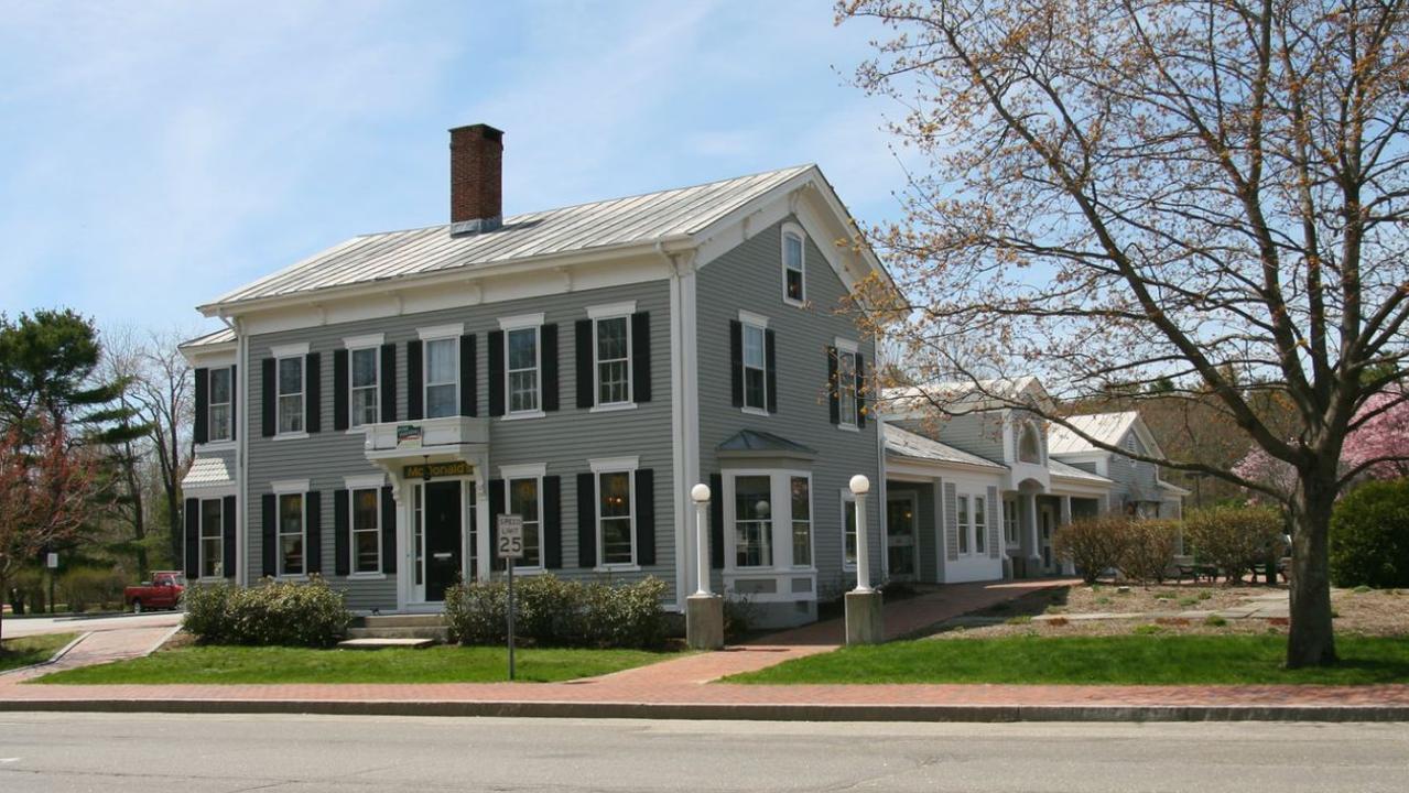 The mansion in Maine has been renovated over the years. Picture: NNECAPA Photo Library