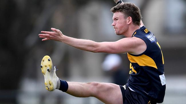 Paul Higgins in action for Whittlesea. Picture: Andy Brownbill