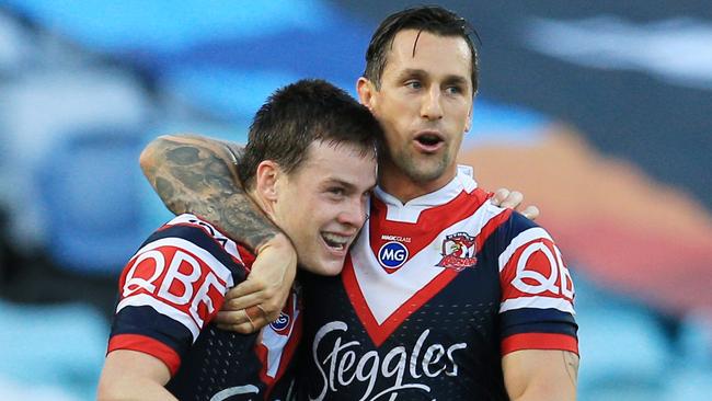 Luke Keary, Mitchell Pearce and the Roosters have proved the doubters wrong. Picture: Mark Evans