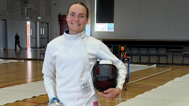 Taylah Heit, who has her eyes set on the Olympics in modern pentathlon