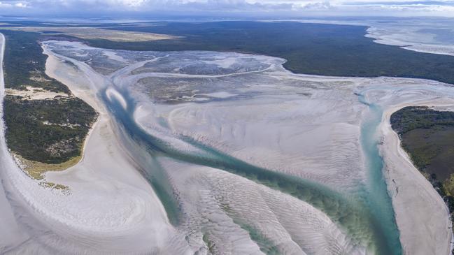 Robbins Island, in Tasmania's far northwest, is the proposed site for a 100-turbine wind farm. Picture: Bob Brown Foundation