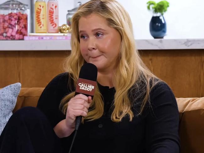 Amy Schumer made the confession on the 'Call Her Daddy' podcast.