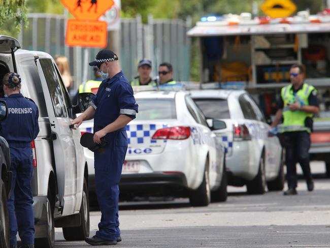 Police allege the incident was not a random attack. Picture: David Crosling