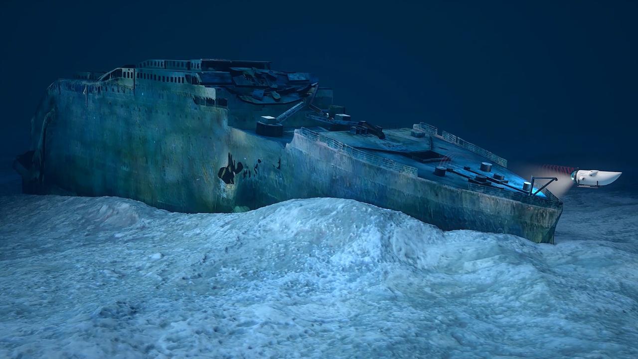 The man who found the Titanic said he didn’t want to “dance on somebody’s grave”. Picture: Supplied