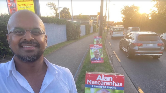 Mr Mascarenhas said there was a ‘mood for change’ in the electorate. Picture: Supplied/ NCA NewsWire