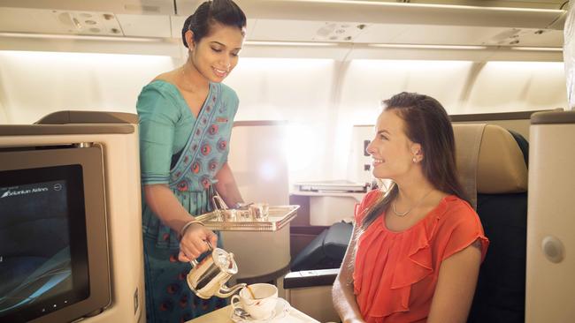 SriLankan Airlines Business Class.