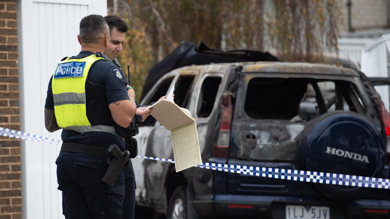 House, shop rammed by burning vehicles