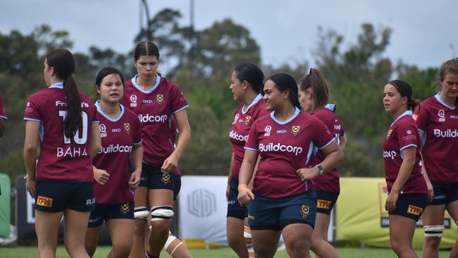 Premier Womenâ&#128;&#153;s rugby between GPS and University. Saturday March 25, 2023. Picture: Nick Tucker.