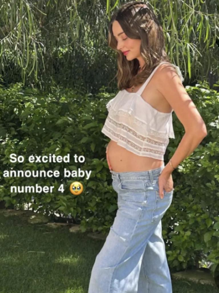 Miranda Kerr announces birth of fourth child, The Border Mail