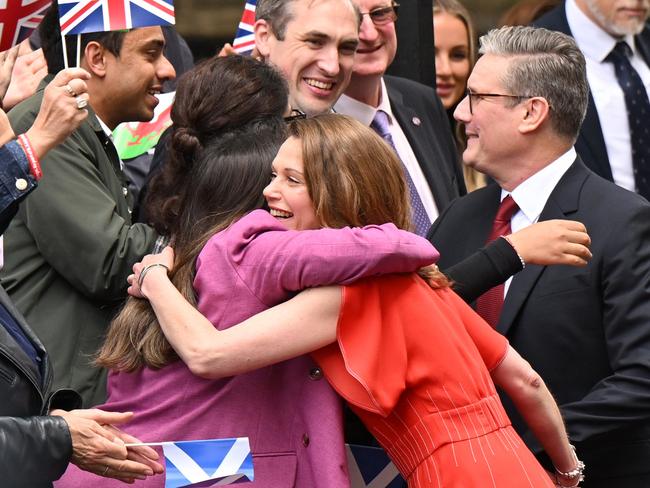 UK’s new Prime Minister Sir Keir Starmer and wife Victoria. Picture: Getty Images