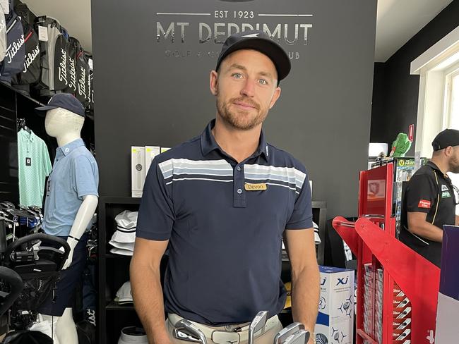 Devon Smith has made a career move into golf. Picture: Max Hatzoglou