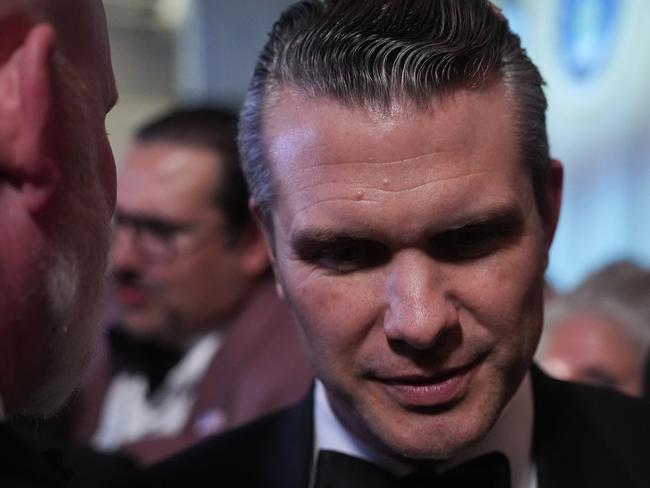 WASHINGTON, DC - JANUARY 20: Defense secretary nominee Pete Hegseth mingles at the Commander-in-Chief Ball on January 20, 2025 in Washington, DC. President Trump attends some of the inaugural balls after taking the oath as the 47th president.   Andrew Harnik/Getty Images/AFP (Photo by Andrew Harnik / GETTY IMAGES NORTH AMERICA / Getty Images via AFP)