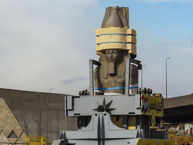 Ramses II was discovered in 1820 near ancient Memphis by Giovanni Battista Caviglia, a key figure in the excavation of the Sphinx of Giza. Picture: AFP Photo/Mohamed El-Shahed