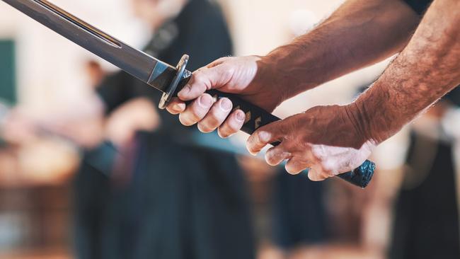 A generic picture of a Japanese sword. Picture: iStock