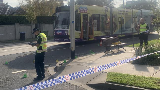 The crash victim is in critical condition in The Alfred hospital. Picture: Laura Placella