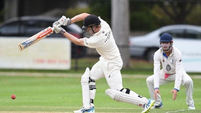 Adelaide Uni all-rounder Sam Kerber impressed with a brilliant 152 against Sturt. Picture: AAP/Mark Brake