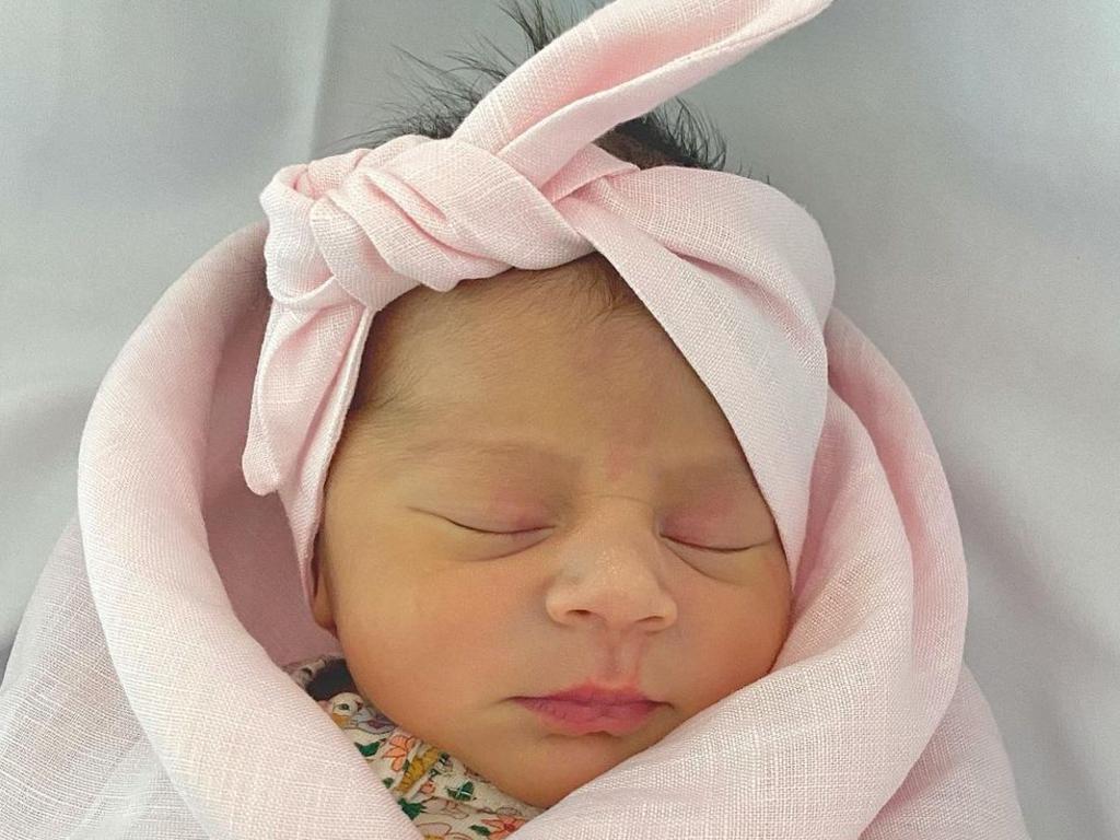 Beautiful newborn Iylah Isaako. Picture: Instagram