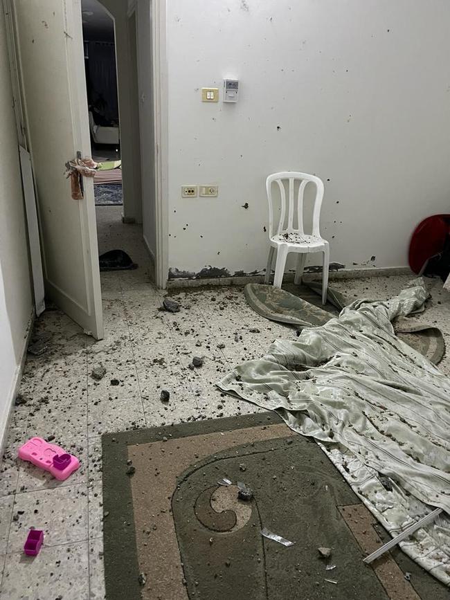 Adelaide man’s parents house in Gaza City after shelling in the neighbourhood.