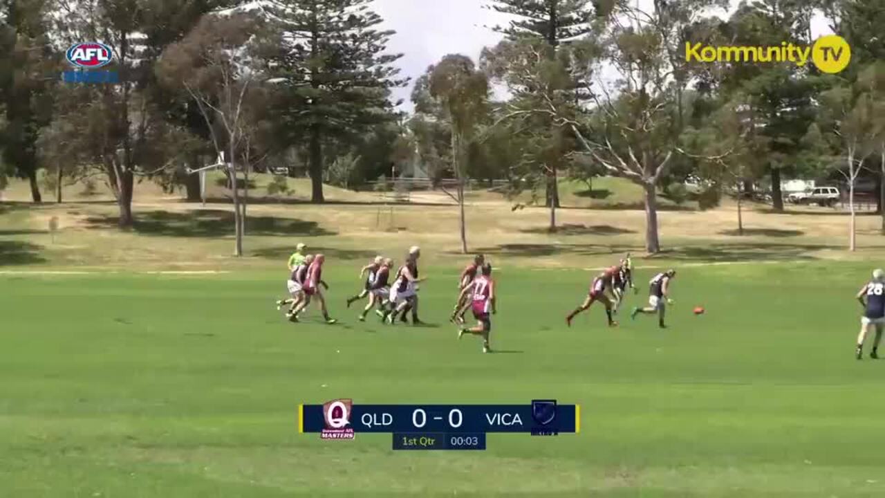 Replay: Queensland v Victoria Metro - A (Men 60s) - AFL Masters National Carnival Day 3