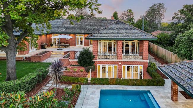 This five-bedroom, three-bathroom home in Forrest fetched $6.1m.