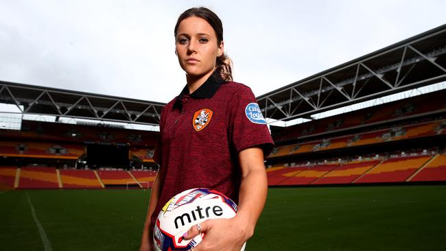 Roar W-League gun Hayley Raso will continue her return from a broken back. Picture: Adam Head