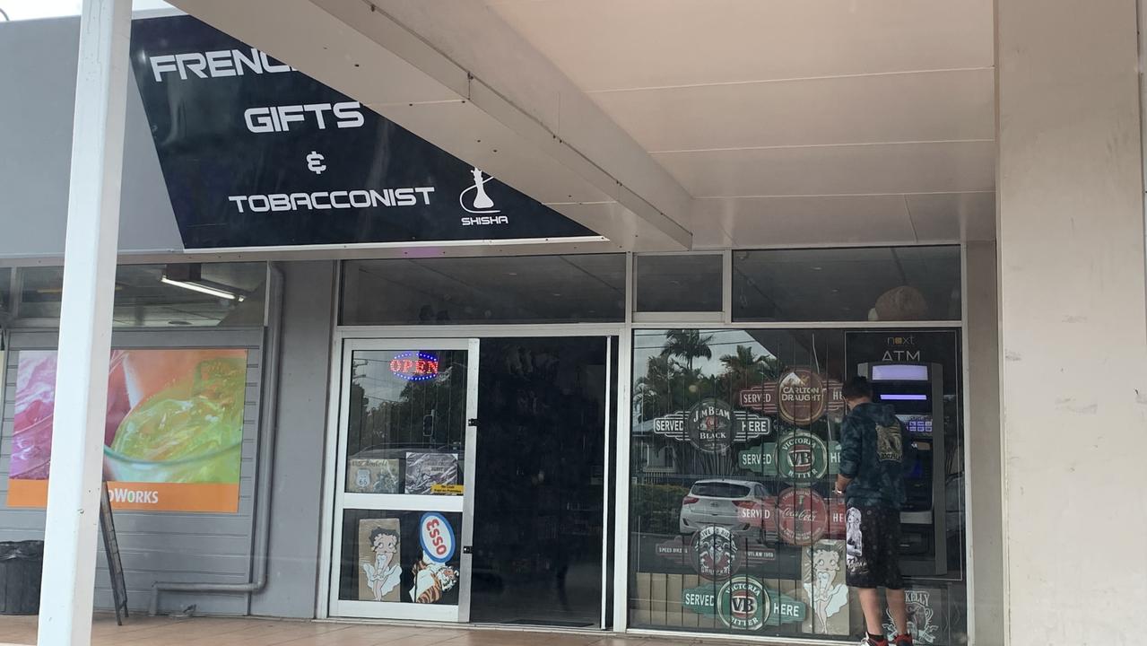 Frenchville Gifts and Tobacconists store open after the raid from Queensland Health on August 11.