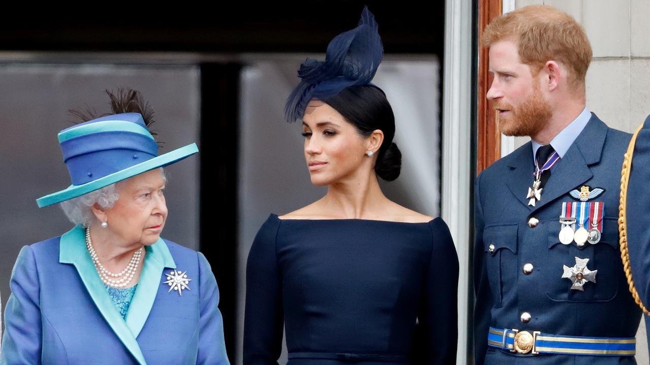 Prince Harry and Meghan, the Duke and Duchess of Sussex, stepped down as working royals in 2020 and their decision to live independently was supported by the Queen. Picture: Max Mumby/Indigo/Getty Images