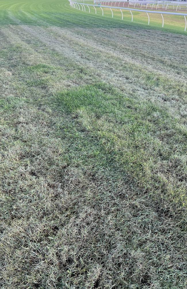 The damaged portion of the Gold Coast track Picture: Supplied