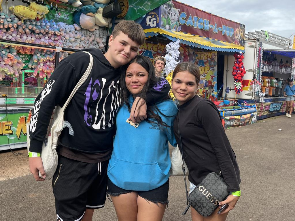 Yamnee, Lynette and Michael having fun at the show.