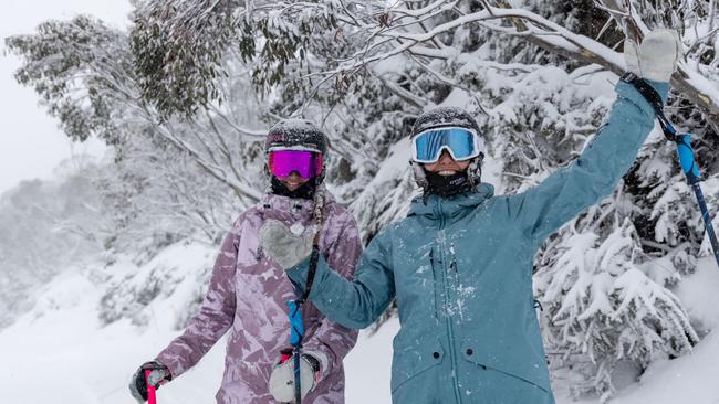 A blizzard has hit the Snowy Mountains, with Thredbo seeing 48cm of fresh snowfall since Thursday and expecting more to close out the weekend. Picture: Supplied