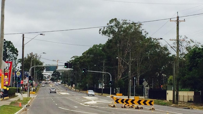 The trio were assaulted outside a pub on Richmond Rd at Blacktown.