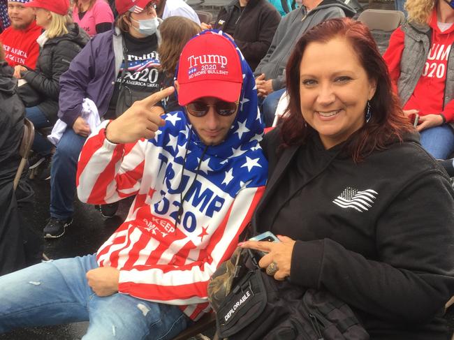 Nathan Wechsler and his mother, Annie Faust. Picture: Cameron Stewart