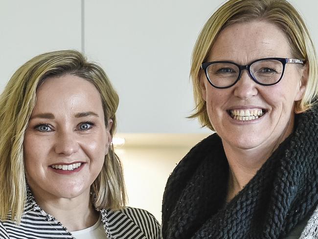 MumKIND charity founder Kate Earl (L) was inspired by Women's Safety Services SA to run a food relief project with Kendy whitmore (R).Thursday 13th June, 2019 AAP ROY VANDERVEGT