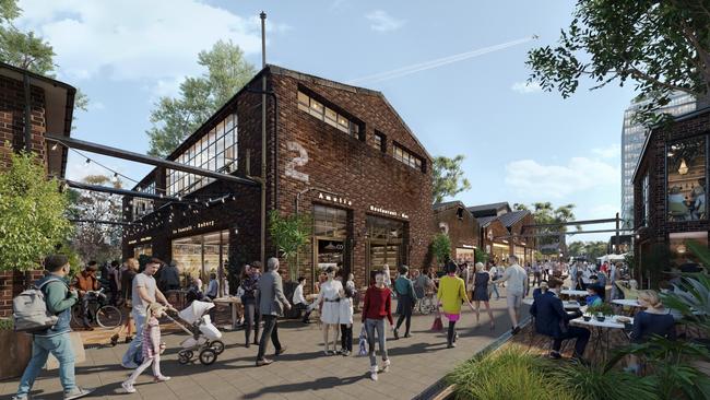 The Moore Point development would replace a swath of shabby industrial land. Picture: Supplied