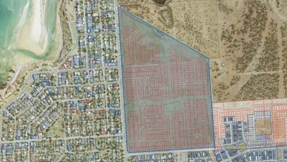 The Seaford Meadows site of the $215m housing development by Hickinbotham Group. Picture: Supplied