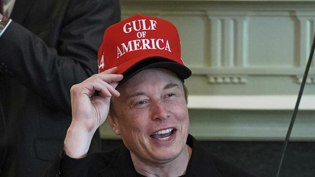 Elon Musk speaks during a cabinet meeting at the White House, Wednesday, April 30, 2025, in Washington. Picture: AP