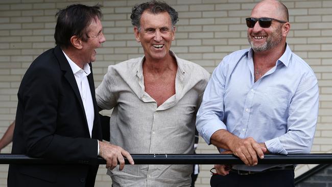 Peter Daicos (middle) with Jeff Browne and Craig Kelly. Picture: Michael Klein