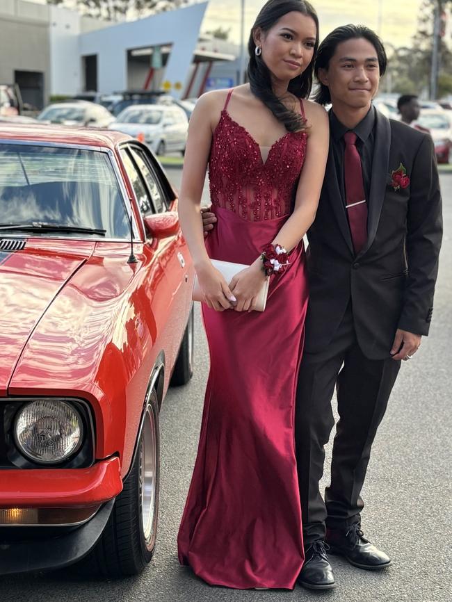 The students of Fraser Coast Anglican College arrive at the 2024 school formal.