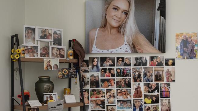 Kelly Cole remembers her daughter Jemmah Cole-Crighton who was killed in a car crash on the Warrego Hwy, Friday, January 12, 2024. Picture: Kevin Farmer