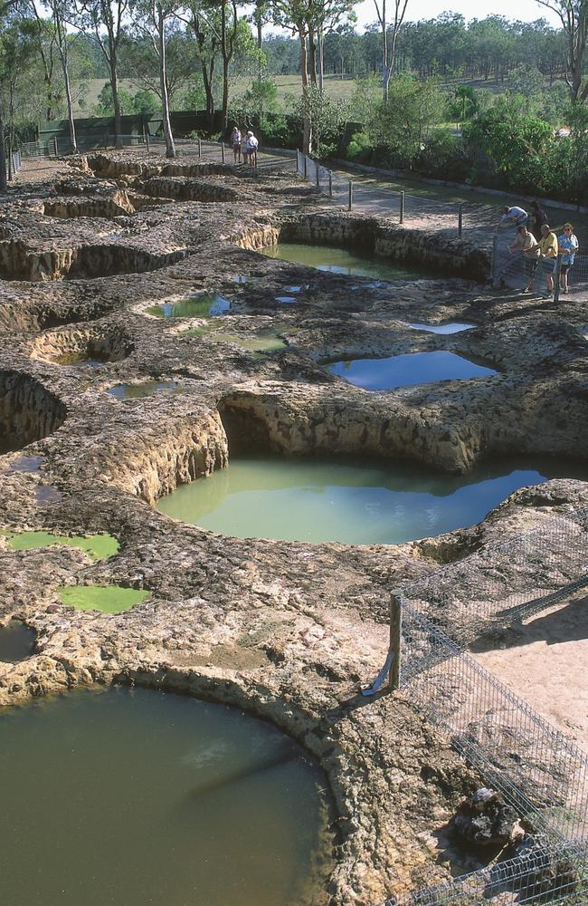 The Mystery Craters, located halfway between Bundaberg and Gin Gin. Photo: Supplied